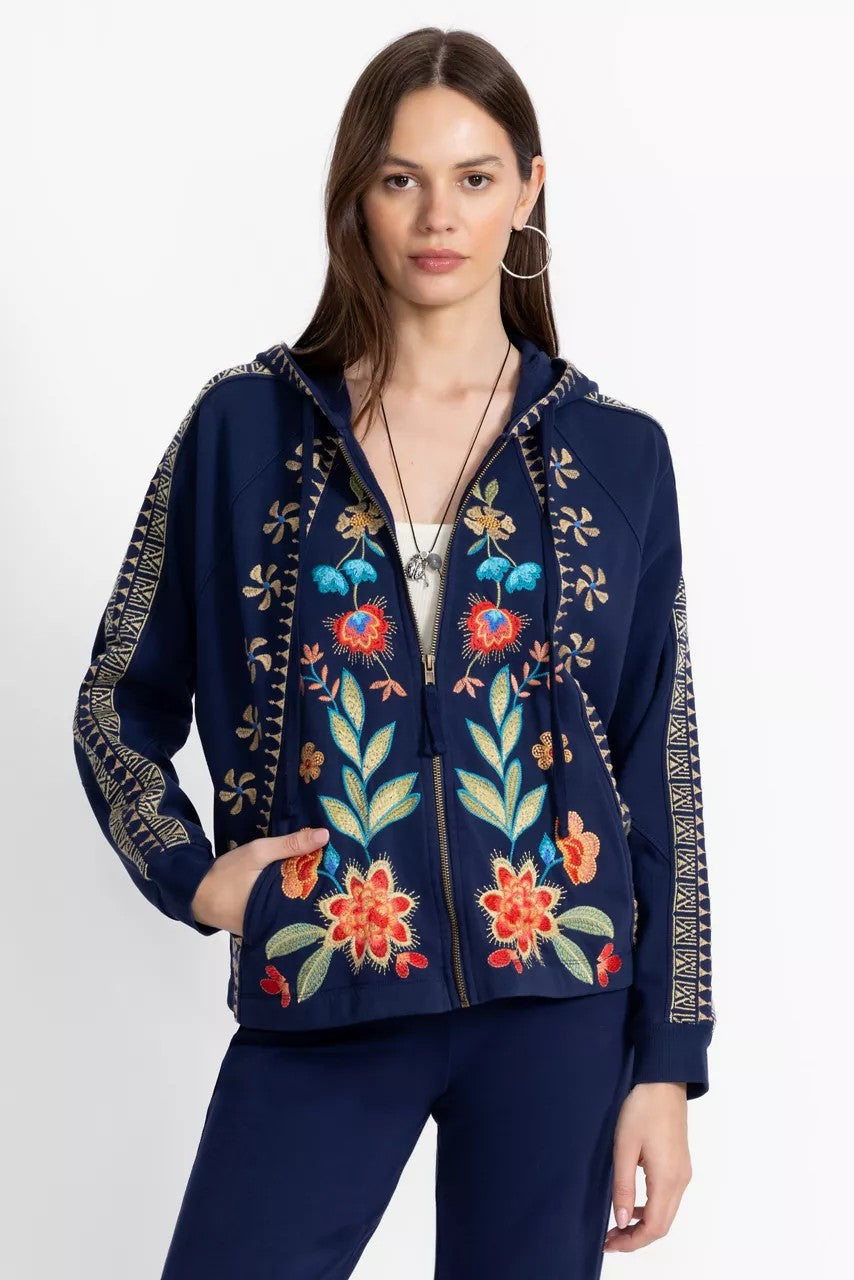 Johnny Was Women DOLMAN SEAMED SWEATSHIRT