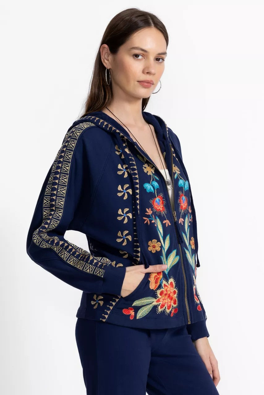 Johnny Was Women DOLMAN SEAMED SWEATSHIRT
