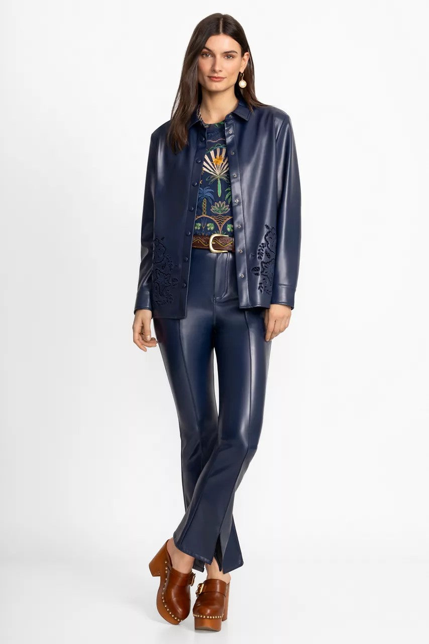 Johnny Was Women IMANI VEGAN LEATHER SHACKET