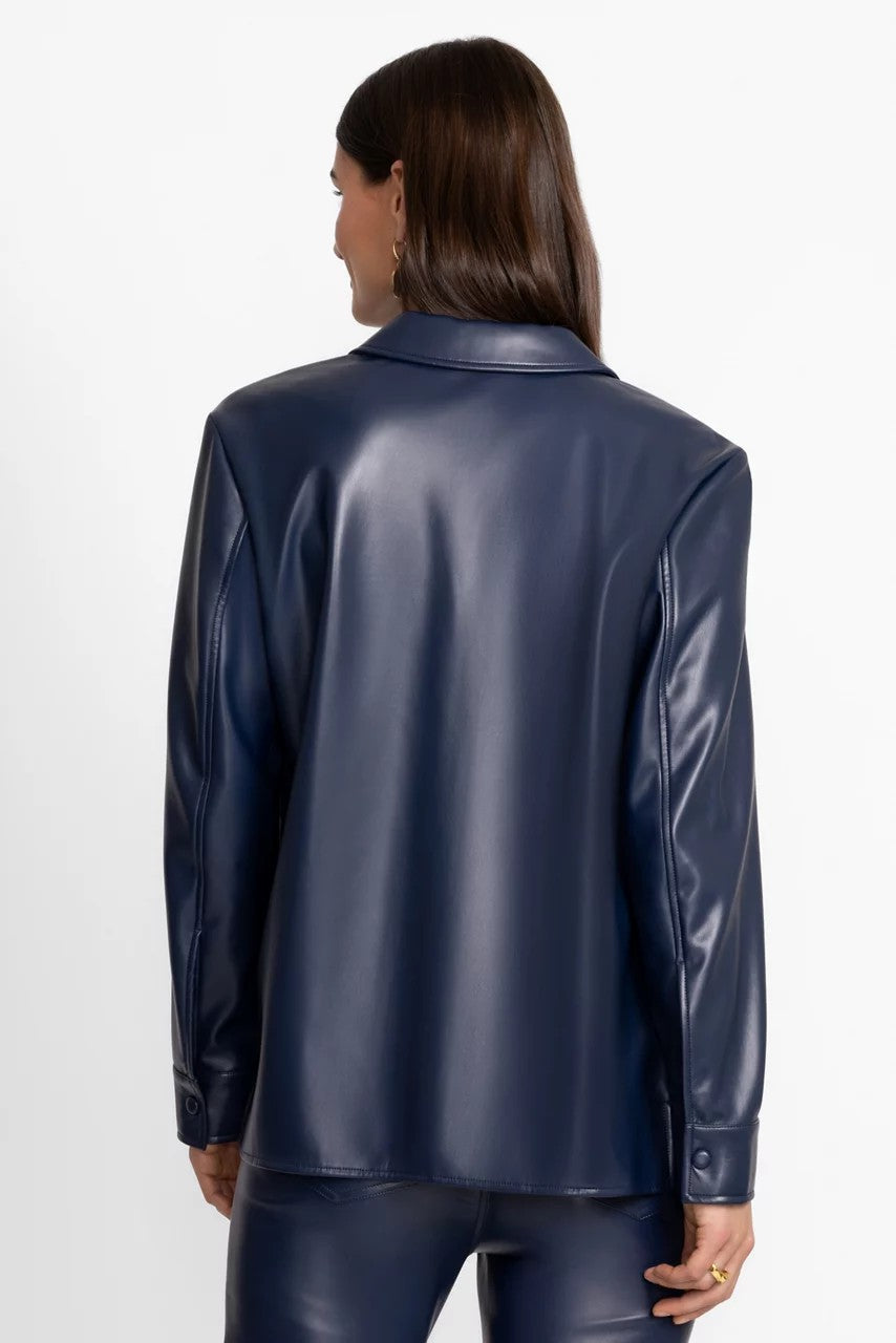 Johnny Was Women IMANI VEGAN LEATHER SHACKET