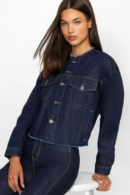 Johnny Was Women JARDIN AMOUR DENIM JACKET