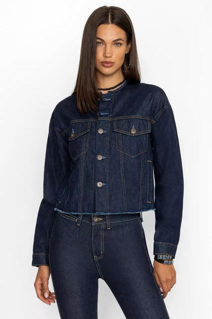 Johnny Was Women JARDIN AMOUR DENIM JACKET