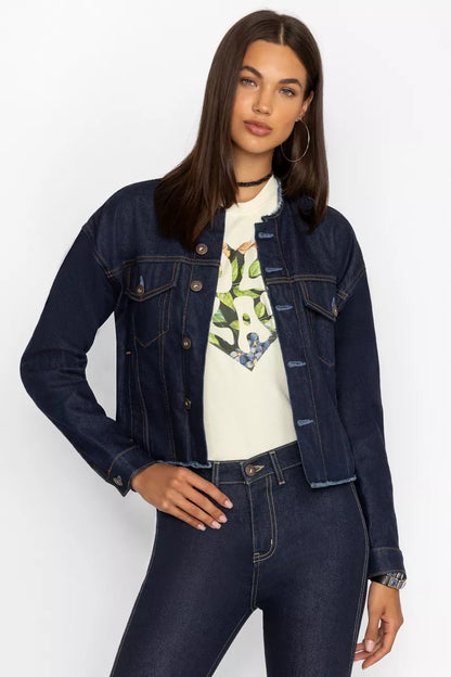 Johnny Was Women JARDIN AMOUR DENIM JACKET
