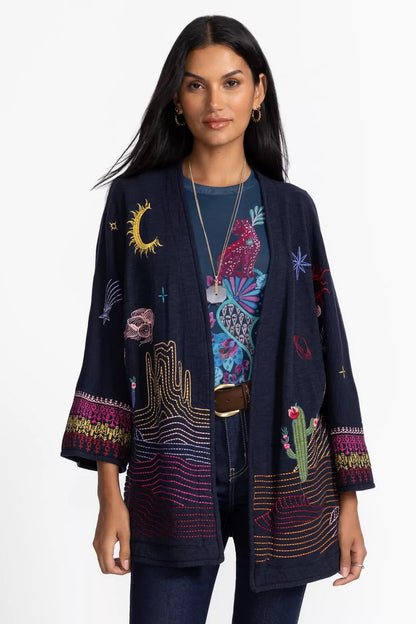 Johnny Was Women BIYA SHORT KIMONO