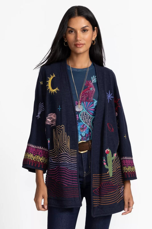 Johnny Was Women BIYA SHORT KIMONO