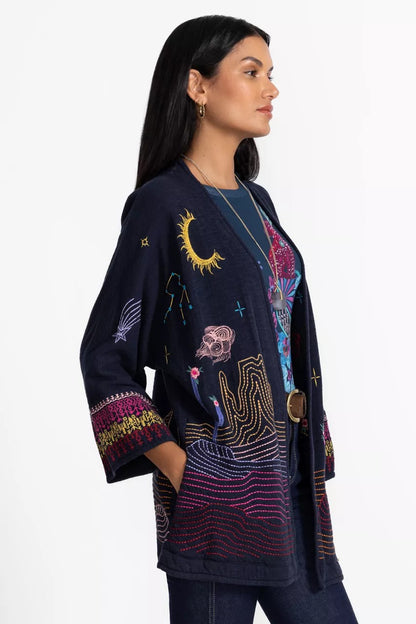 Johnny Was Women BIYA SHORT KIMONO