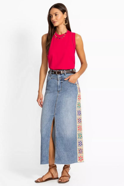 Johnny Was Women THE DENIM SKIRT