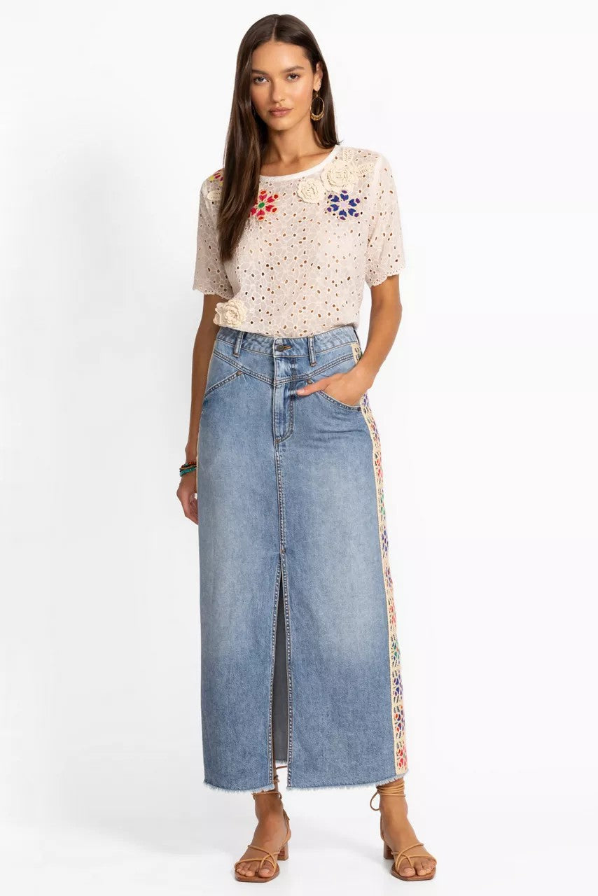 Johnny Was Women THE DENIM SKIRT
