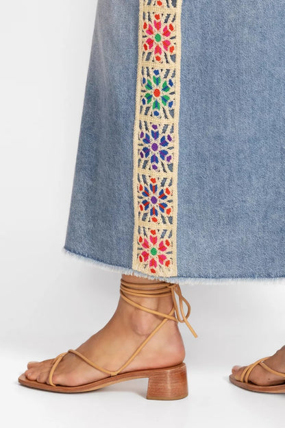 Johnny Was Women THE DENIM SKIRT