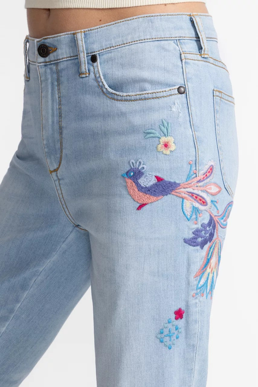 Johnny Was Women THE CROPPED SKINNY JEAN