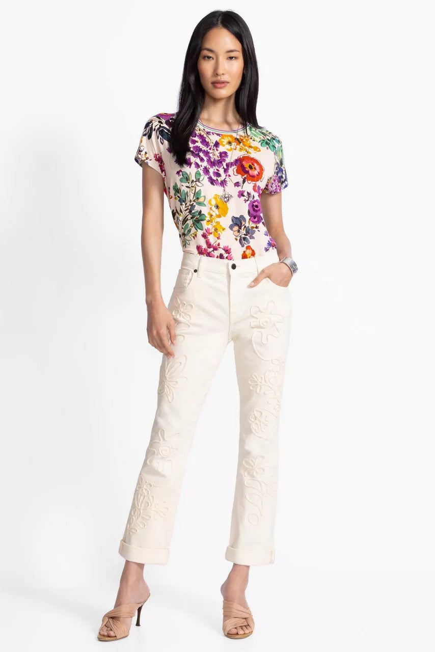 Johnny Was Women THE SOUTACHE BOYFRIEND JEAN