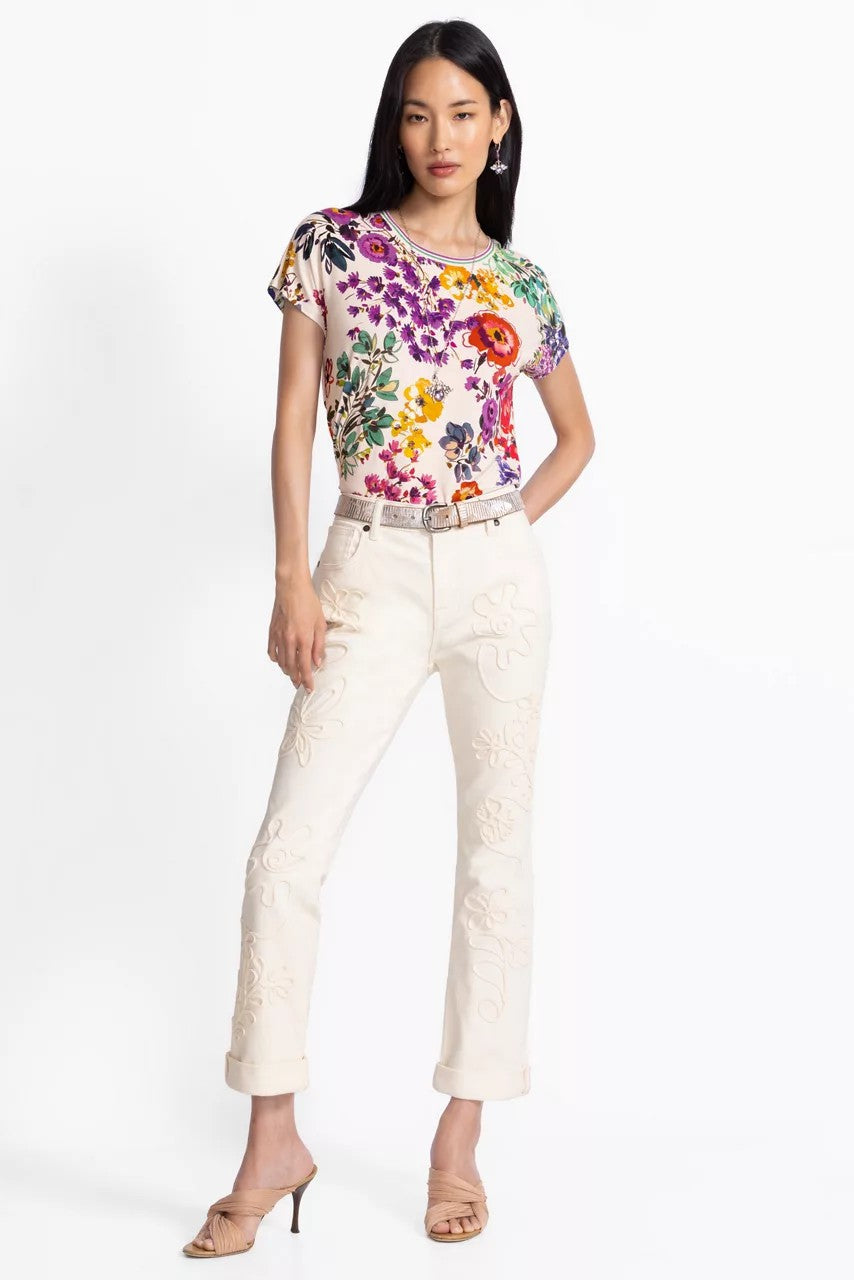 Johnny Was Women THE SOUTACHE BOYFRIEND JEAN