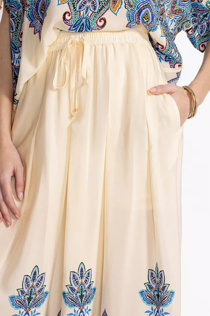 Johnny Was Women PLEATED WIDE LEG PANT