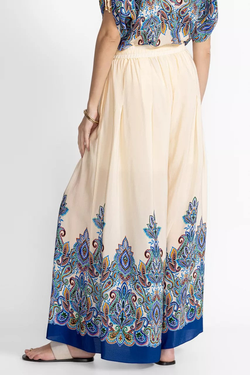 Johnny Was Women PLEATED WIDE LEG PANT