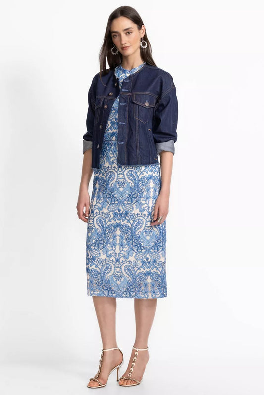 Johnny Was Women LIZANDREA MESH MIDI SKIRT