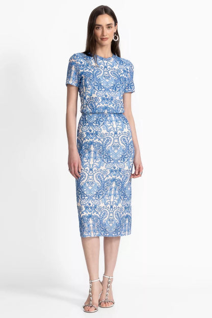 Johnny Was Women LIZANDREA MESH MIDI SKIRT