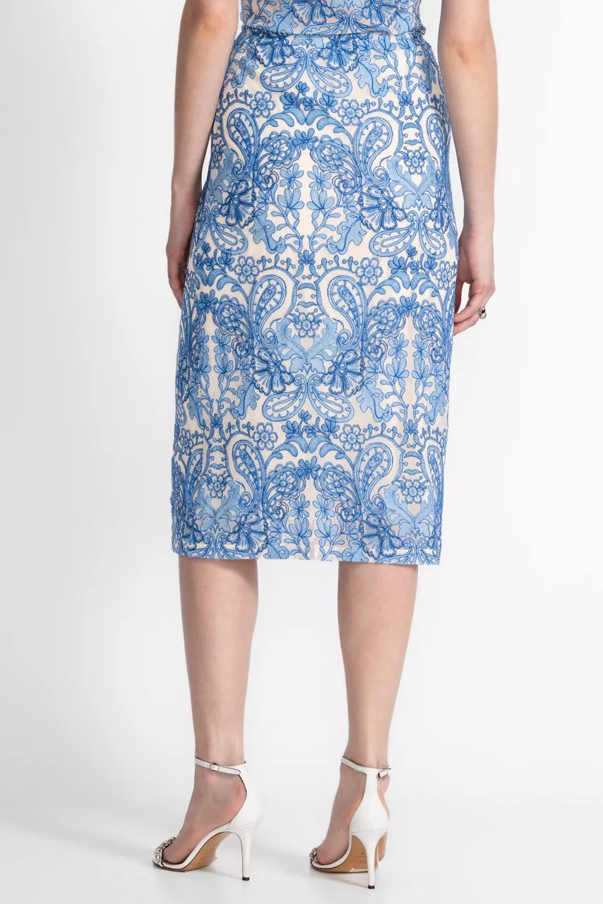 Johnny Was Women LIZANDREA MESH MIDI SKIRT