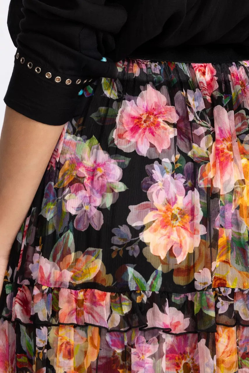 Johnny Was Women TERRA TIERED MAXI SKIRT