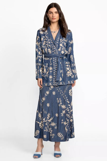 Johnny Was Women BIAS MAXI SKIRT