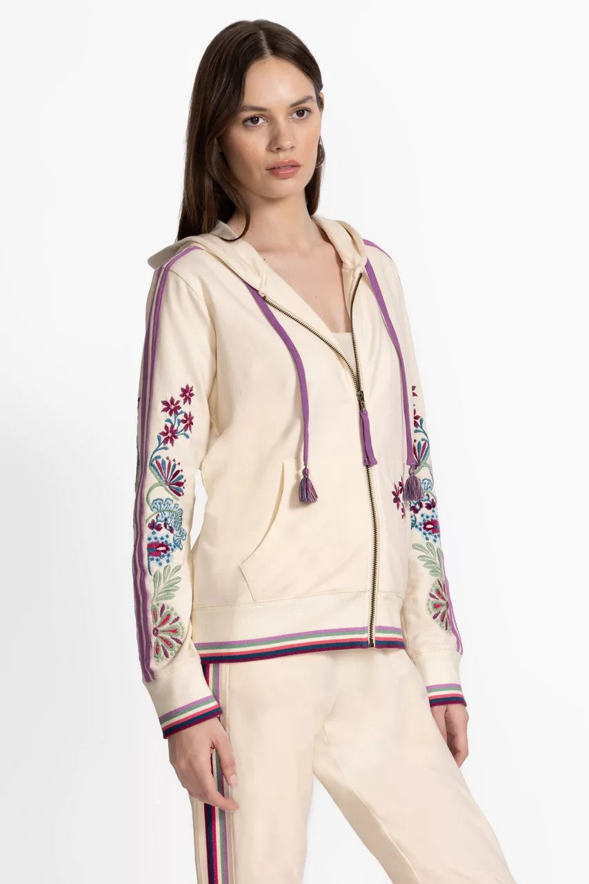 Johnny Was Women BEE ACTIVE ZIP FRONT HOODIE