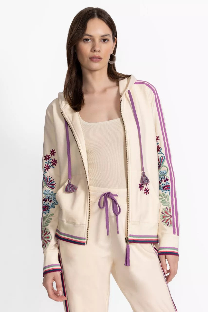 Johnny Was Women BEE ACTIVE ZIP FRONT HOODIE