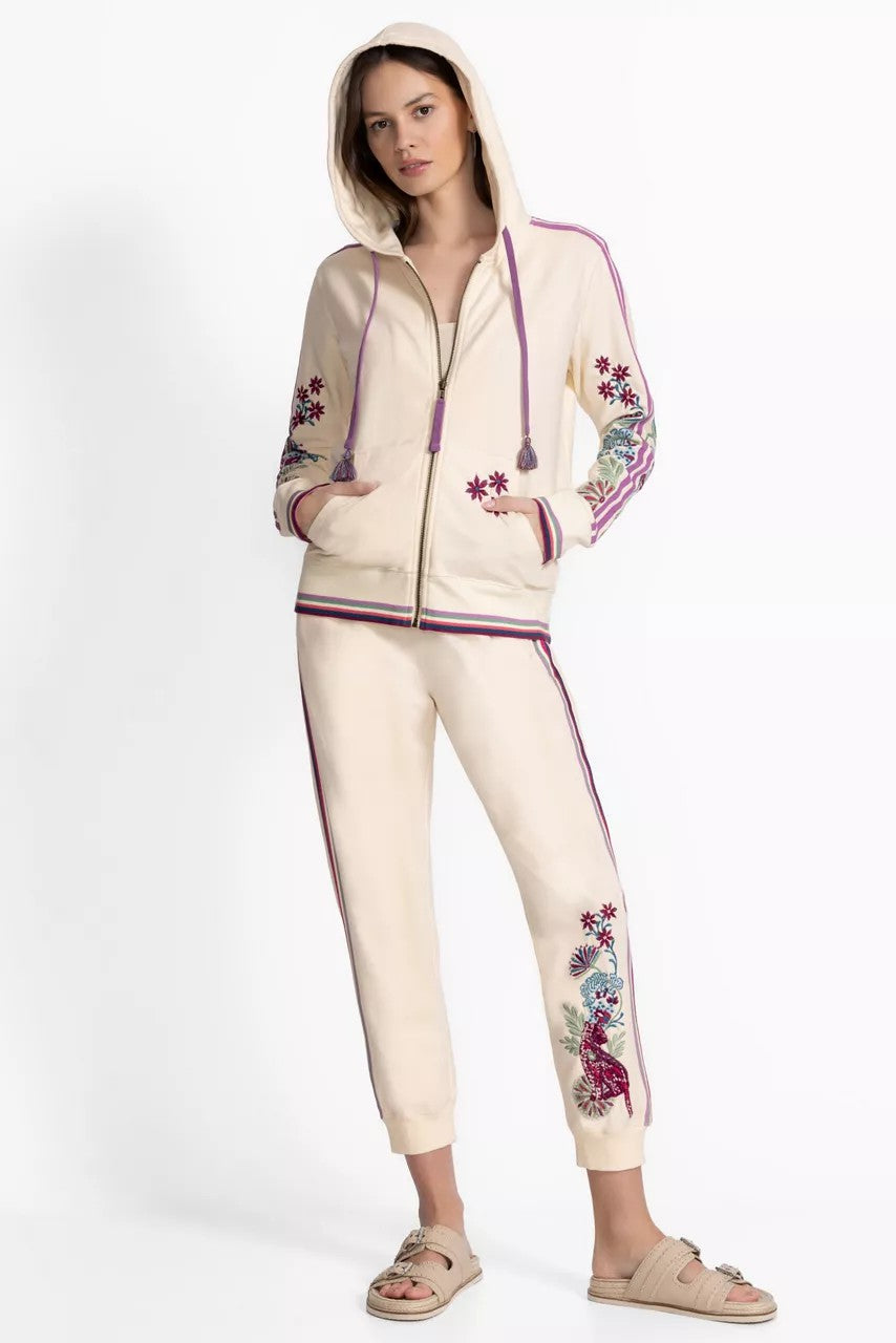 Johnny Was Women BEE ACTIVE ZIP FRONT HOODIE