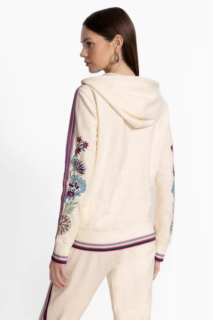 Johnny Was Women BEE ACTIVE ZIP FRONT HOODIE
