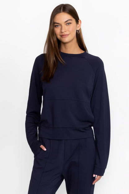 Johnny Was Women BEE ACTIVE LONG SLEEVE CREW PULLOVER