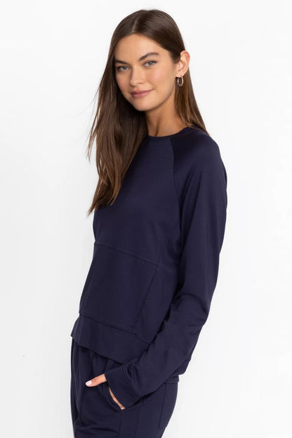 Johnny Was Women BEE ACTIVE LONG SLEEVE CREW PULLOVER