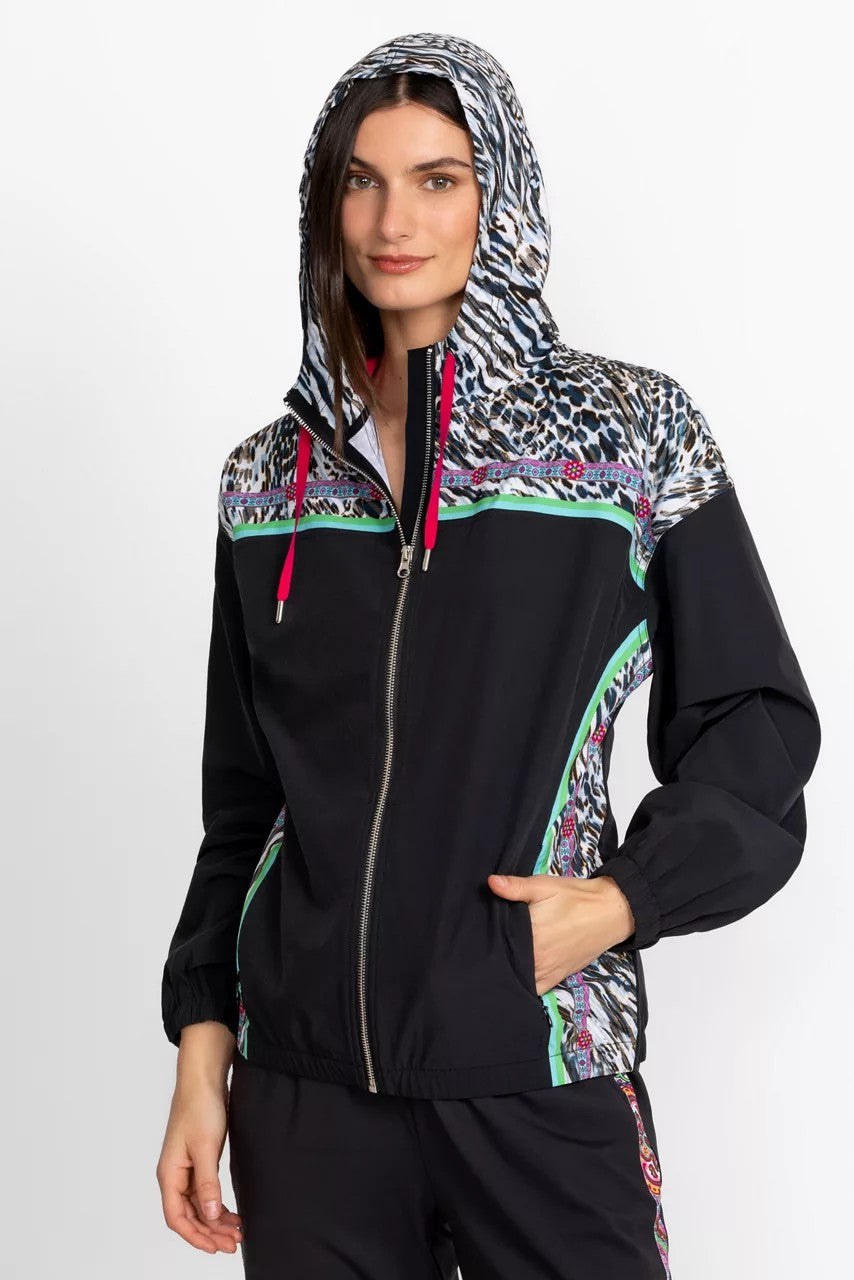Johnny Was Women BEE ACTIVE FULL ZIP JACKET