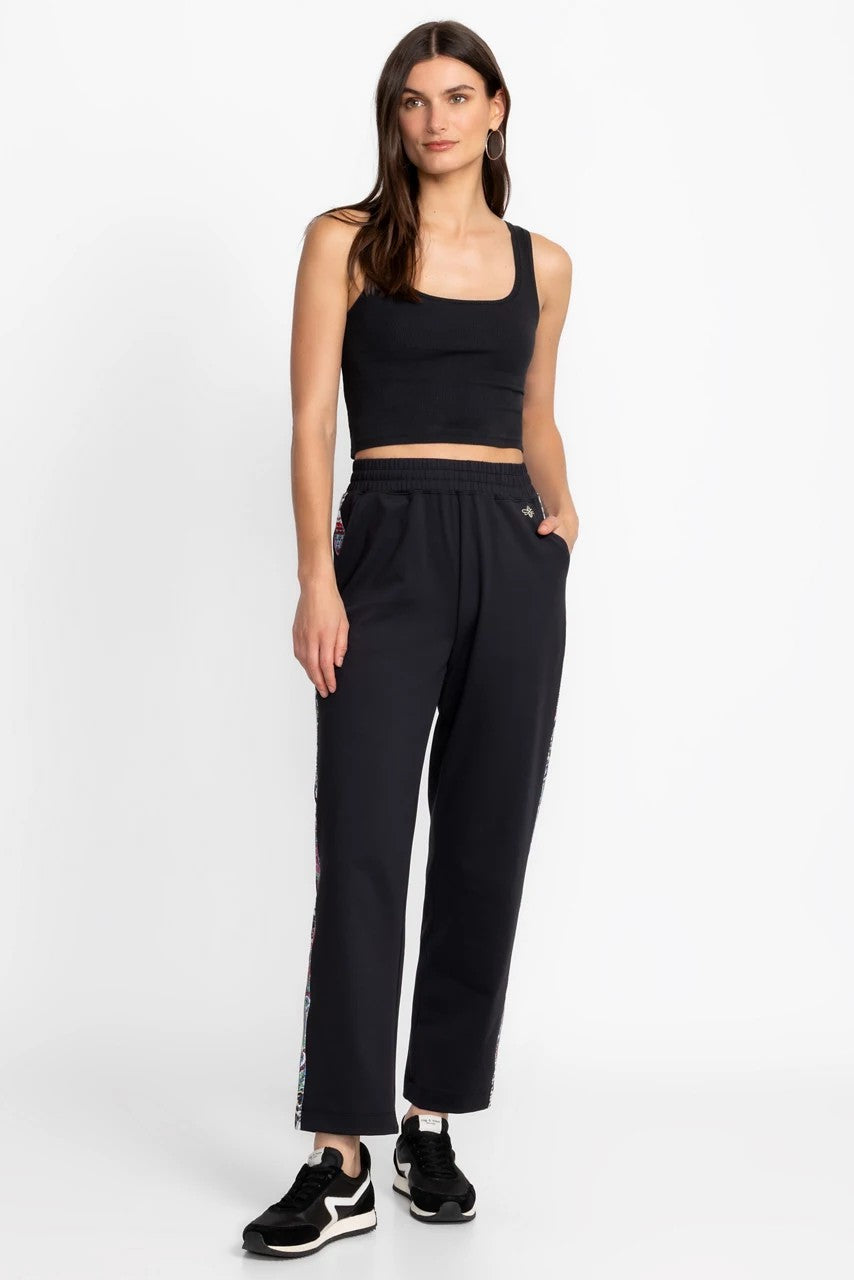 Johnny Was Women BEE ACTIVE TUXEDO STRIPE TRAVELER PANT