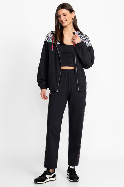 Johnny Was Women BEE ACTIVE TUXEDO STRIPE TRAVELER PANT