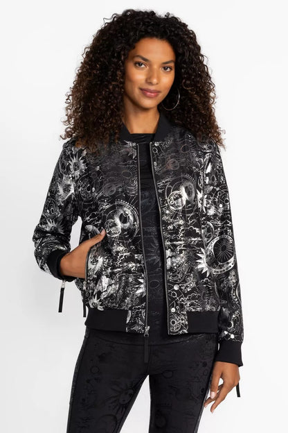 Johnny Was Women BEE ACTIVE DROP SHOULDER BOMBER JACKET