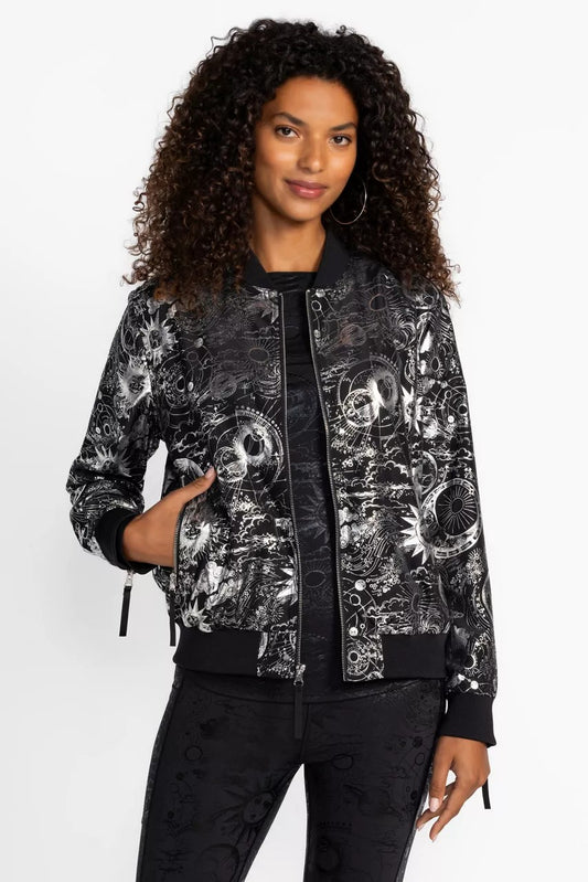Johnny Was Women BEE ACTIVE DROP SHOULDER BOMBER JACKET