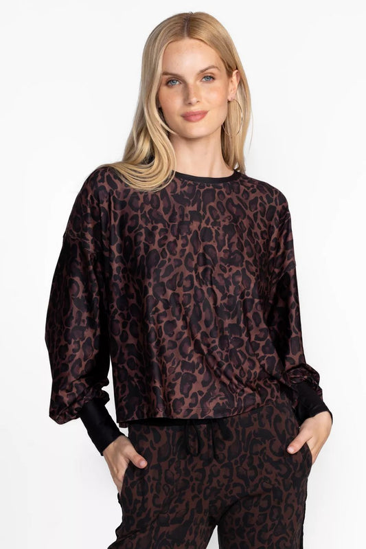 Johnny Was Women BEE ACTIVE DROP SHOULDER CREW NECK TEE