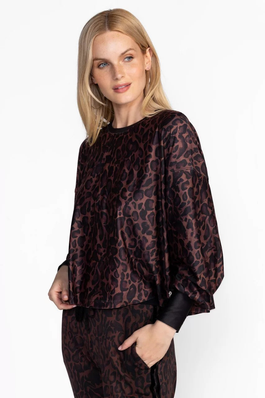 Johnny Was Women BEE ACTIVE DROP SHOULDER CREW NECK TEE