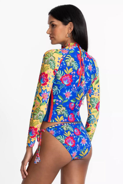 Johnny Was Women RUMBA MIX LONG SLEEVE SURF SHIRT