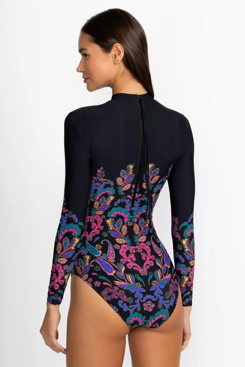 Johnny Was Women FATIMA CROSS OVER NECK SURF ONE PIECE