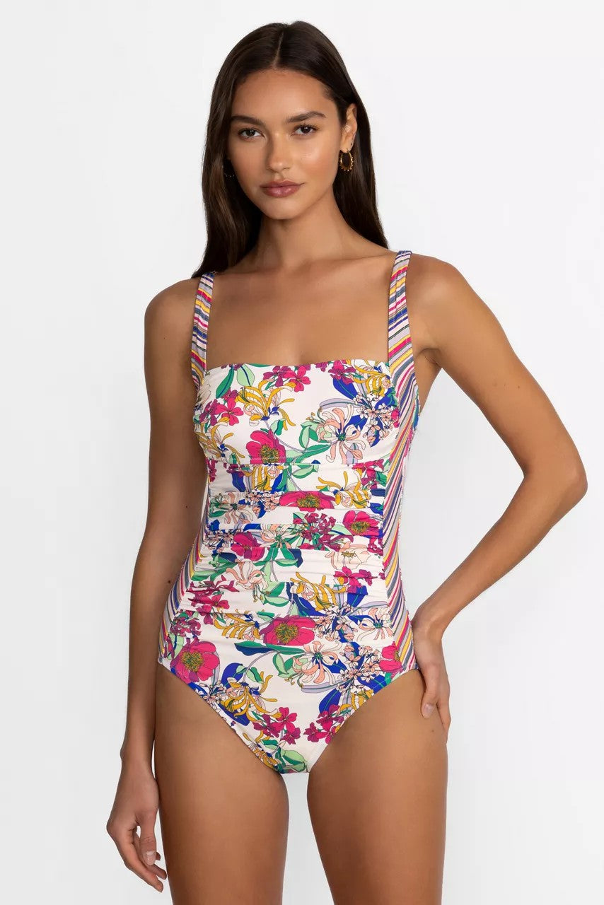 Johnny Was Women MARILYN RUCHED ONE PIECE