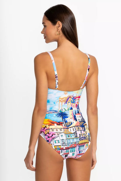 Johnny Was Women CANNES RUCHED ONE PIECE