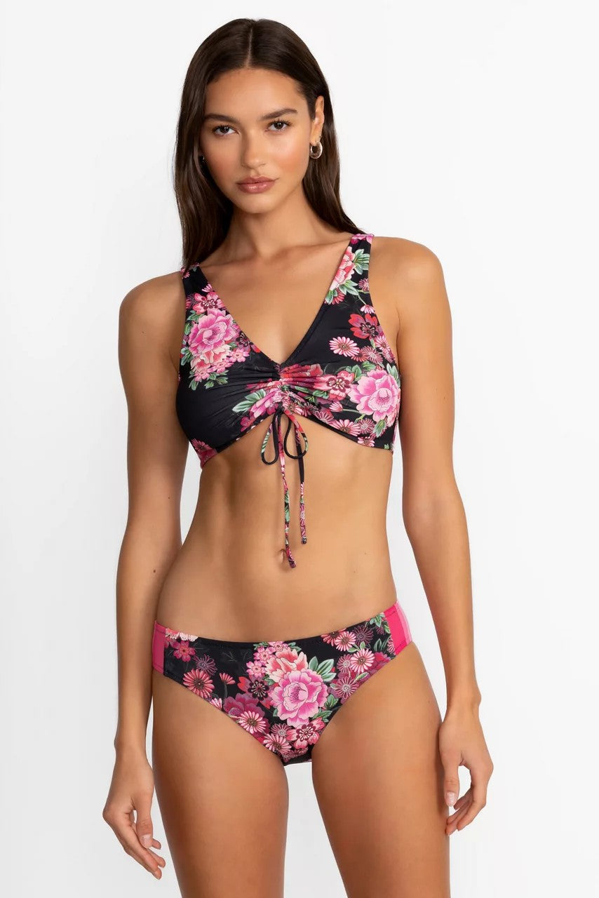 Johnny Was Women BLUM DRAWCORD BIKINI TOP