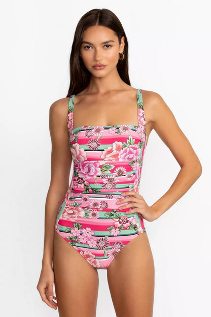 Johnny Was Women BOCARDI RUCHED ONE PIECE