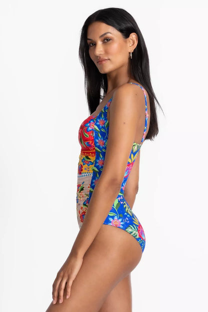Johnny Was Women MARILYN RUCHED ONE PIECE