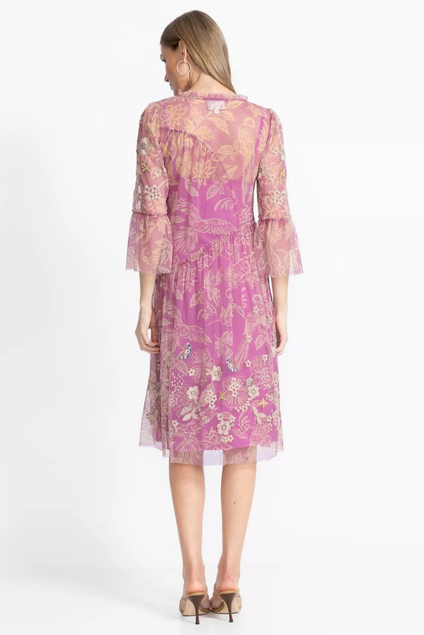 Johnny Was Women MAZZY ARCHING RUFFLES DRESS