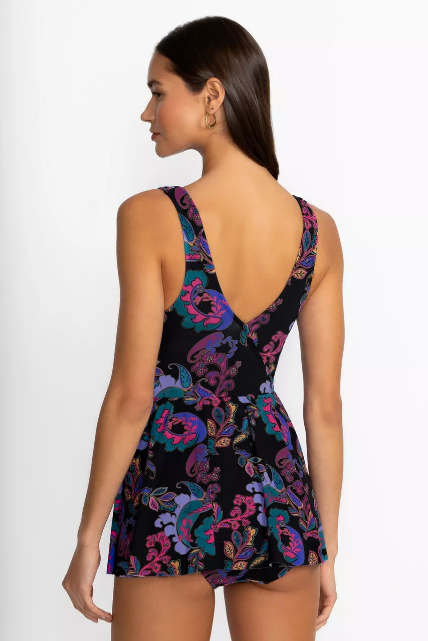 Johnny Was Women FATIMA WRAP SKIRTED ONE PIECE