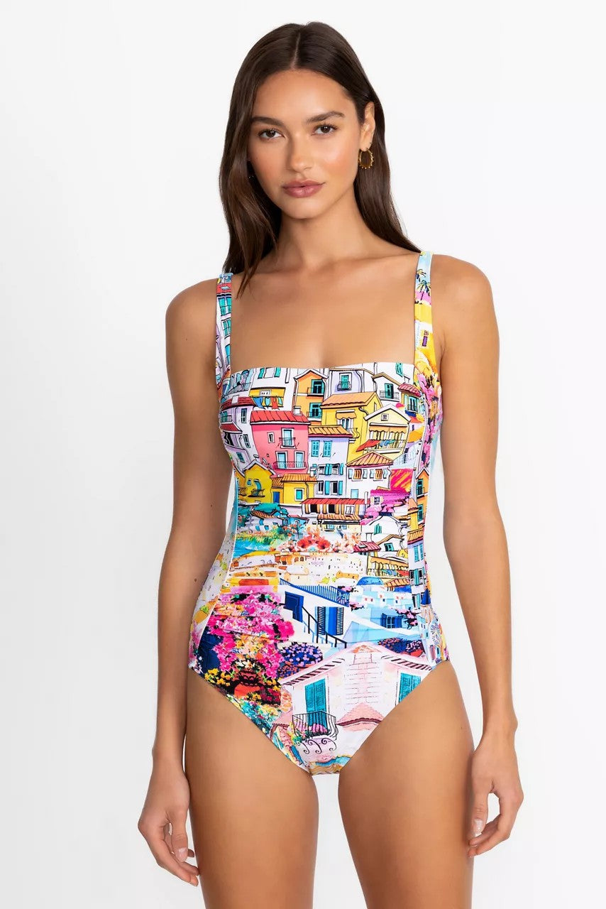 Johnny Was Women CANNES RUCHED ONE PIECE