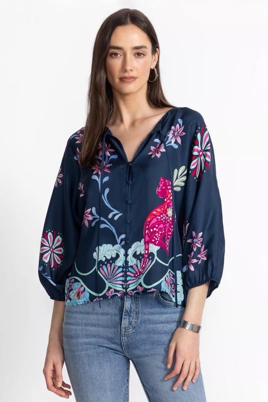 Johnny Was Women HARLYN BUTTON FRONT BLOUSE