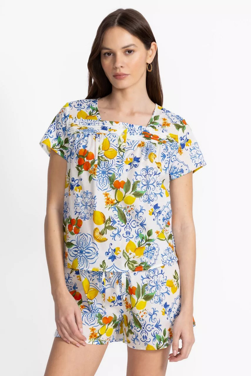 Johnny Was Women CITRUS SLEEP SHORT SET