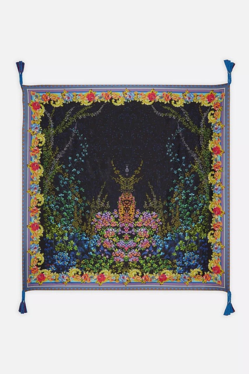 Johnny Was Women MAGIC GARDEN SILK SCARF