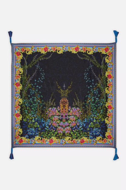 Johnny Was Women MAGIC GARDEN SILK SCARF